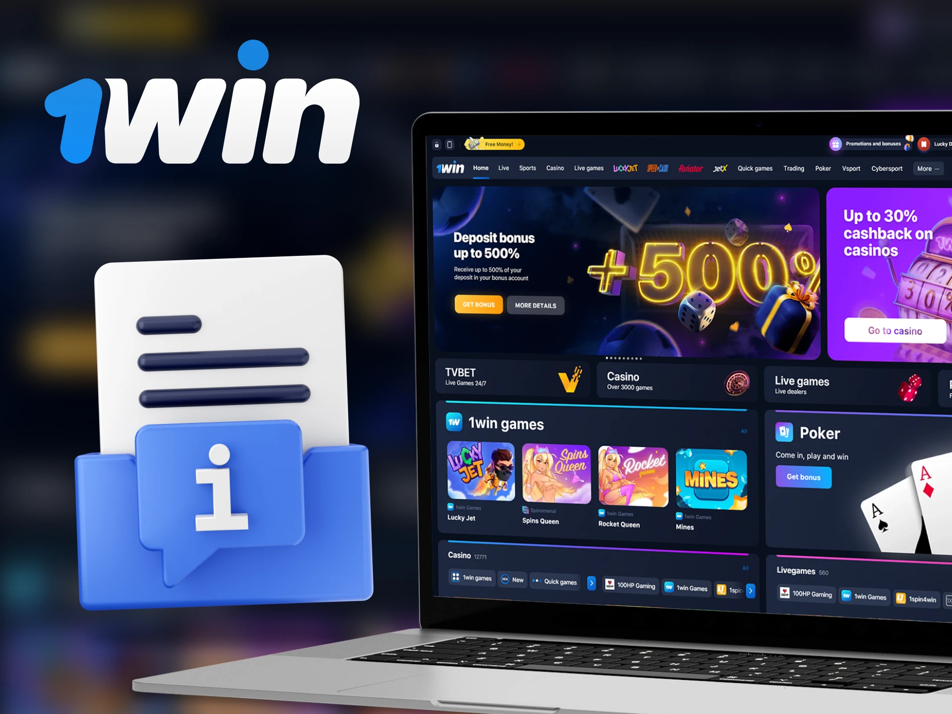 1Win is a casino trusted by users in Nepal.