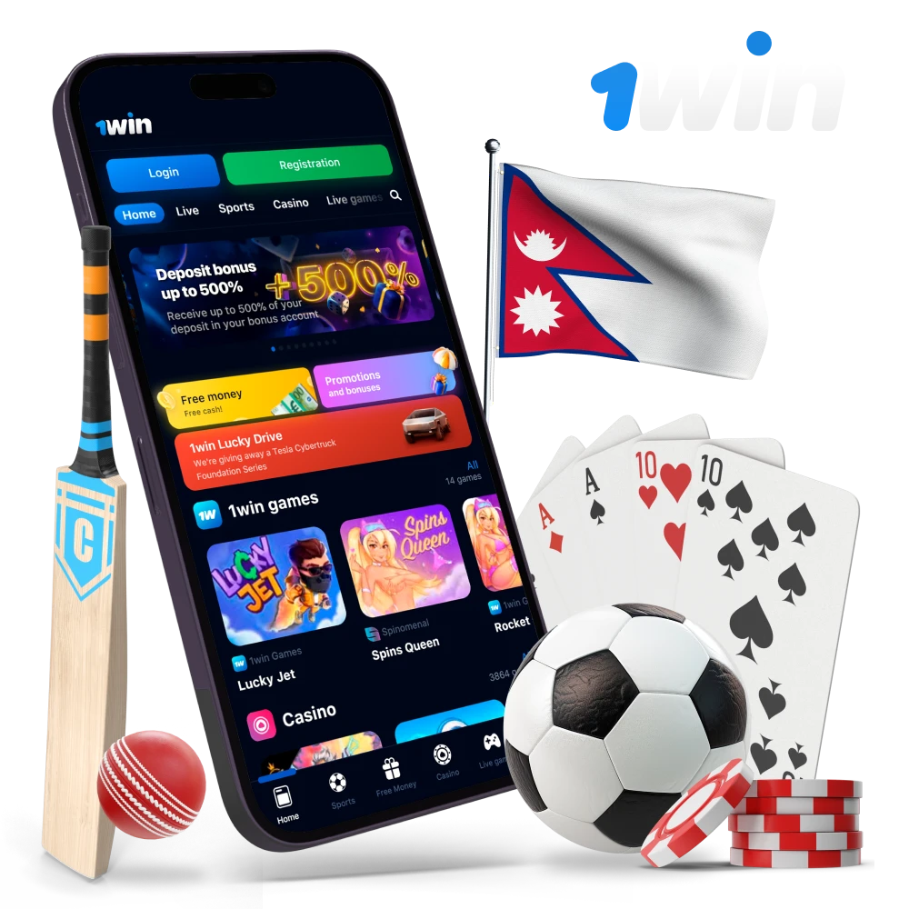 Download the official 1Win app for Android or iOS to place bets and gamble anywhere.