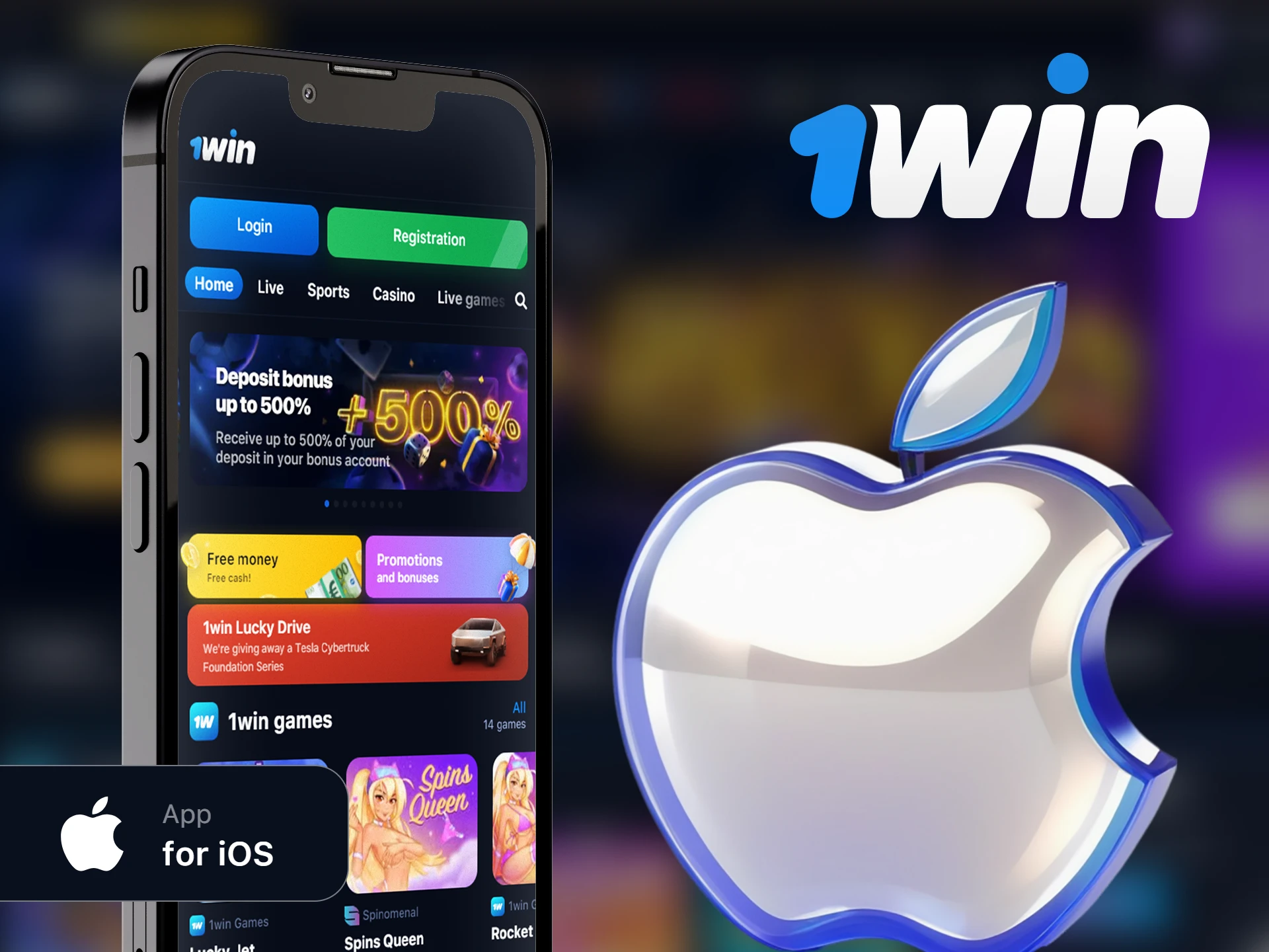 Follow these steps to download the 1Win mobile app on your iOS device.