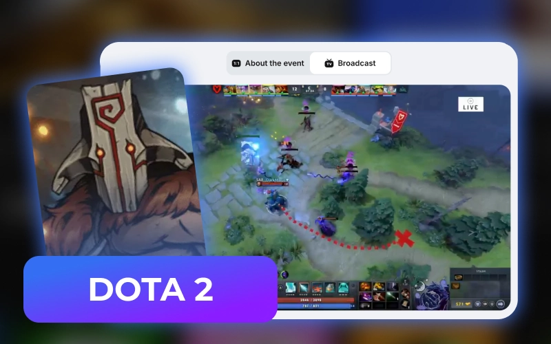 Get closer to Dota 2 on 1win and follow every move with engaging strategic action.