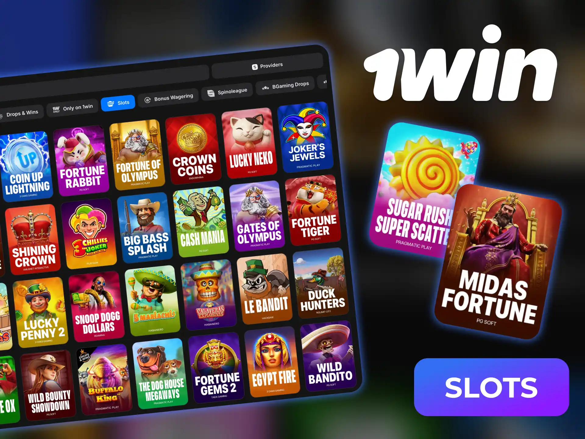 Try Slots on 1win and feel the thrill of spins with diverse game styles.